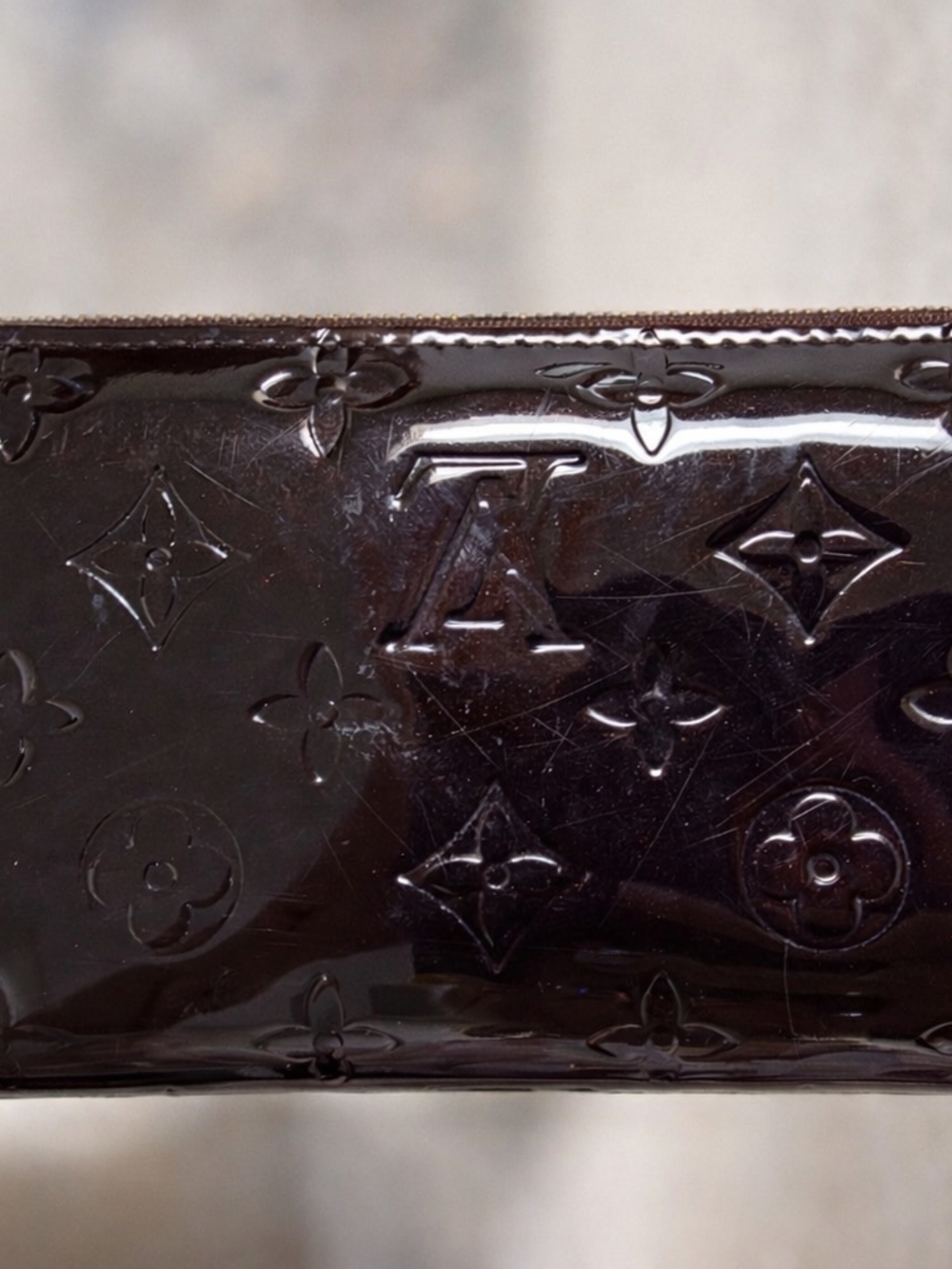 Louis Vuitton Vernis Patent Leather Wallet - AMARANTE Gloss